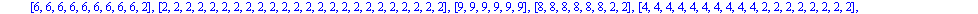 {[10, 10, 5, 5, 5, 5, 5, 5, 2, 2], [6, 6, 6, 6, 3, 3, 3, 3, 3, 3, 3, 3, 3, 3], [7, 7, 7, 7, 7, 7, 7, 7], [6, 6, 6, 6, 3, 3, 3, 3, 2, 2, 2, 2, 2, 2, 2, 2], [6, 6, 6, 6, 6, 6, 2, 2, 2, 2, 2, 2, 2, 2, 2,...