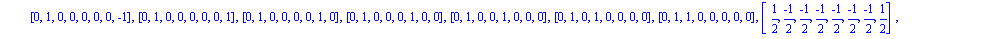 [[-1, -1, 0, 0, 0, 0, 0, 0], [-1, 0, -1, 0, 0, 0, 0, 0], [-1, 0, 0, -1, 0, 0, 0, 0], [-1, 0, 0, 0, -1, 0, 0, 0], [-1, 0, 0, 0, 0, -1, 0, 0], [-1, 0, 0, 0, 0, 0, -1, 0], [-1, 0, 0, 0, 0, 0, 0, -1], [-1...