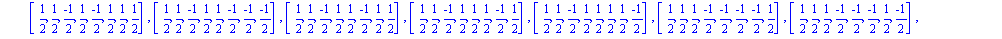 [[-1, -1, 0, 0, 0, 0, 0, 0], [-1, 0, -1, 0, 0, 0, 0, 0], [-1, 0, 0, -1, 0, 0, 0, 0], [-1, 0, 0, 0, -1, 0, 0, 0], [-1, 0, 0, 0, 0, -1, 0, 0], [-1, 0, 0, 0, 0, 0, -1, 0], [-1, 0, 0, 0, 0, 0, 0, -1], [-1...
